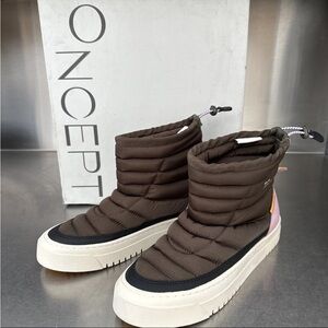 Oncept size 9 Lima Alpine puffer insulated boot new